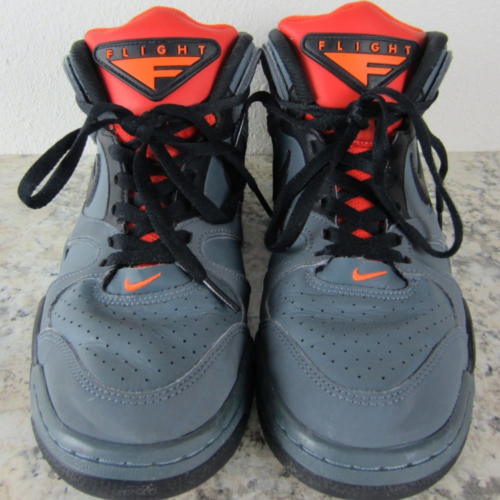 Nike Air Flight Falcon Orange Size 9.5